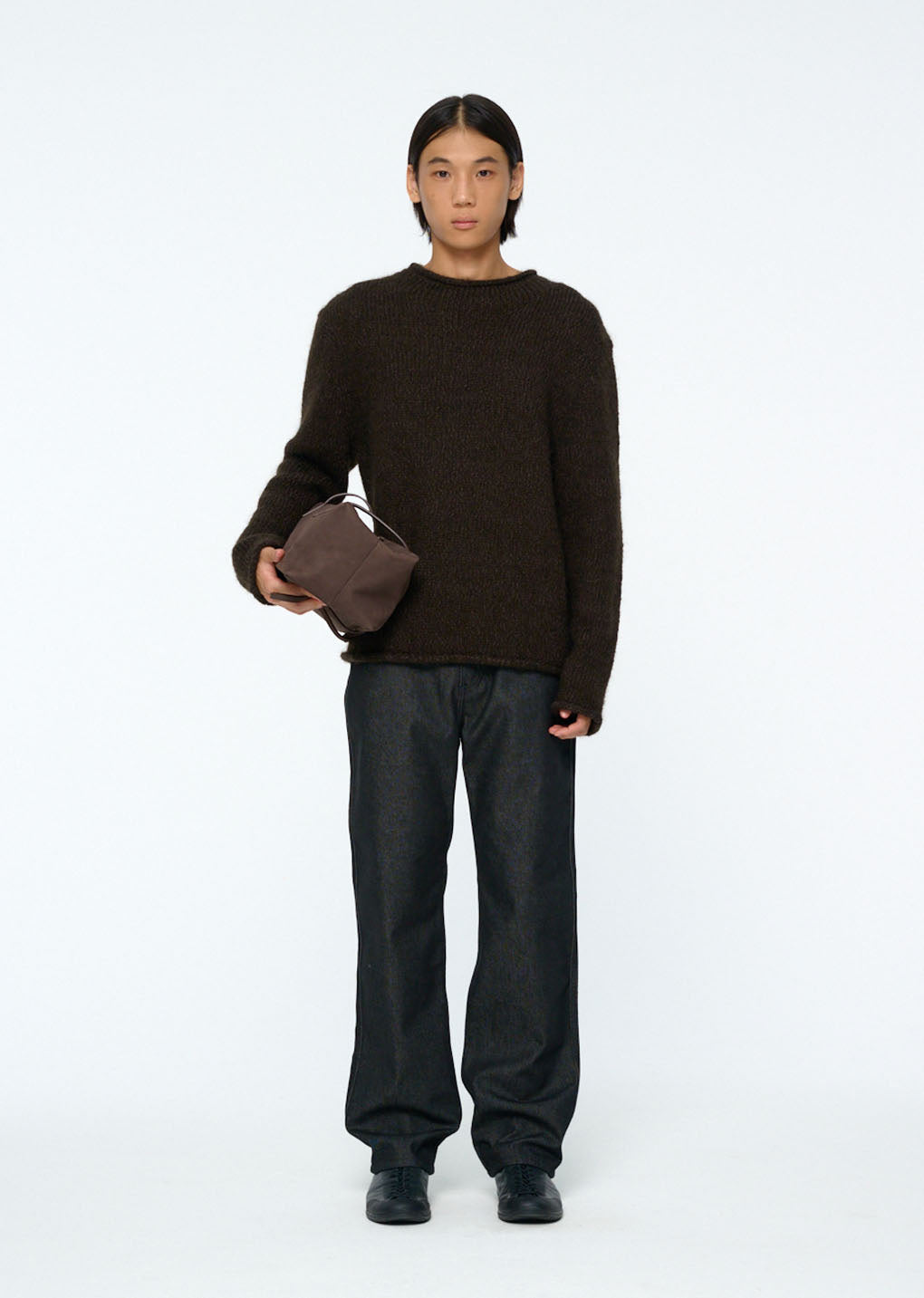 [PRE-ORDER] large cubo bag, dark brown hover