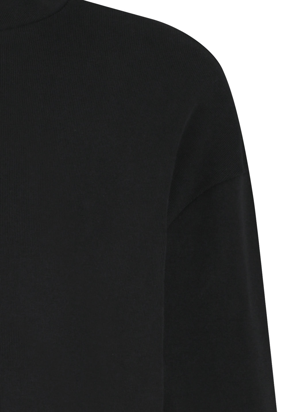 slim fit turtle neck t-shirts, black