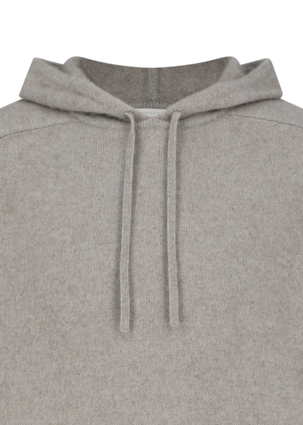racoon hoodie knit, beige