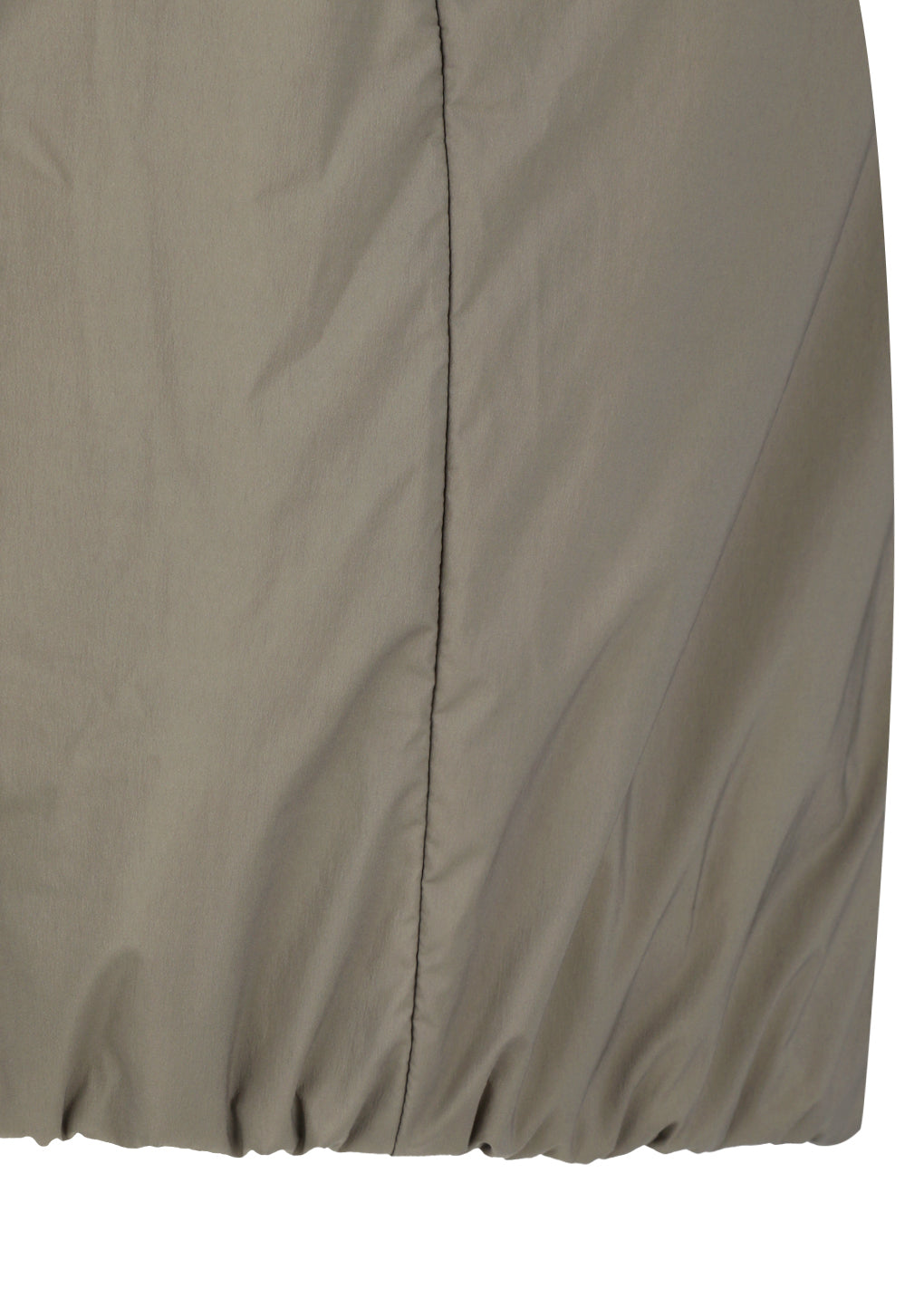 sheer nylon padded vest, grey