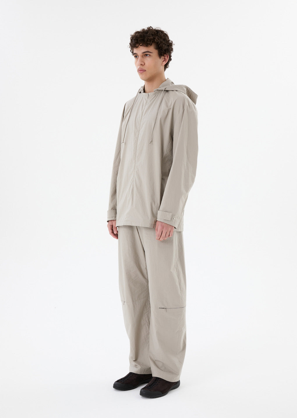 detachable hood shirts, grey