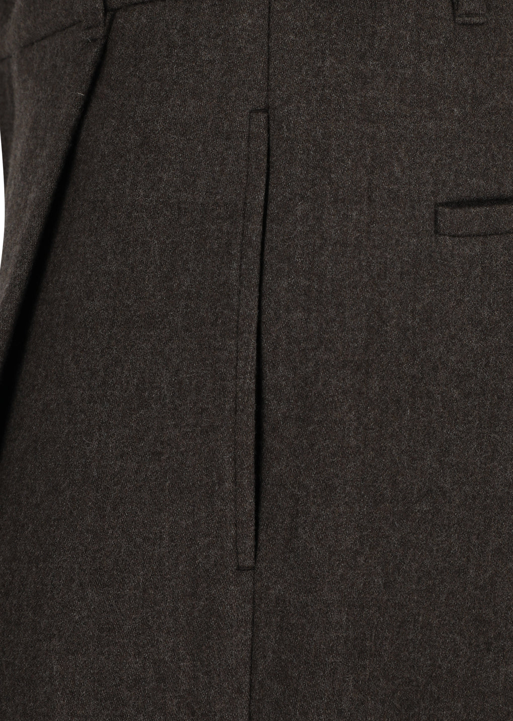 wool martin pants, brown