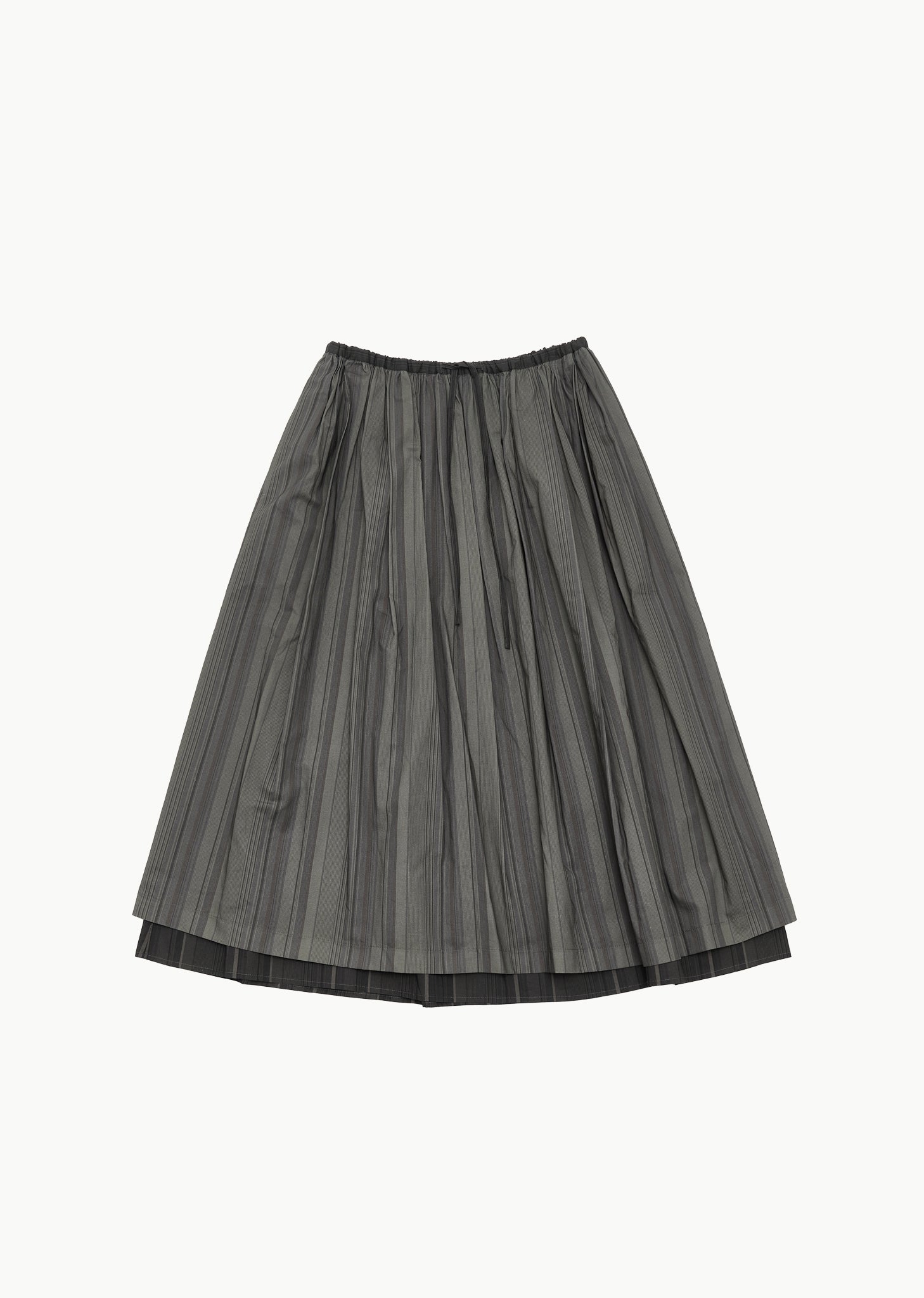 STRIPE LAYERED SKIRT