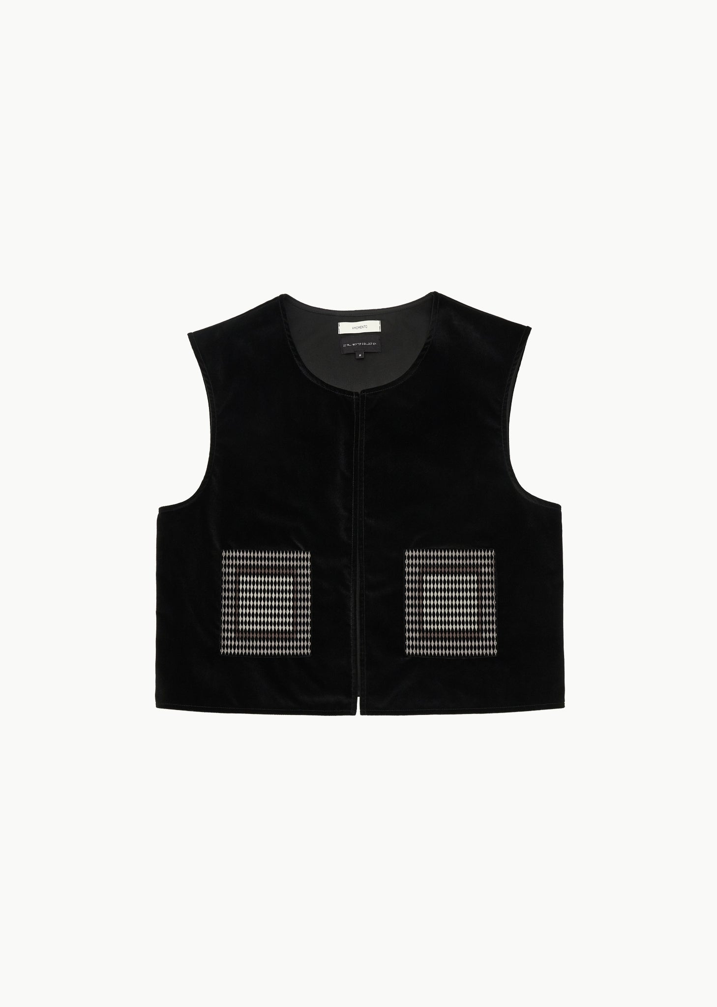 VELVET PATCHED VEST