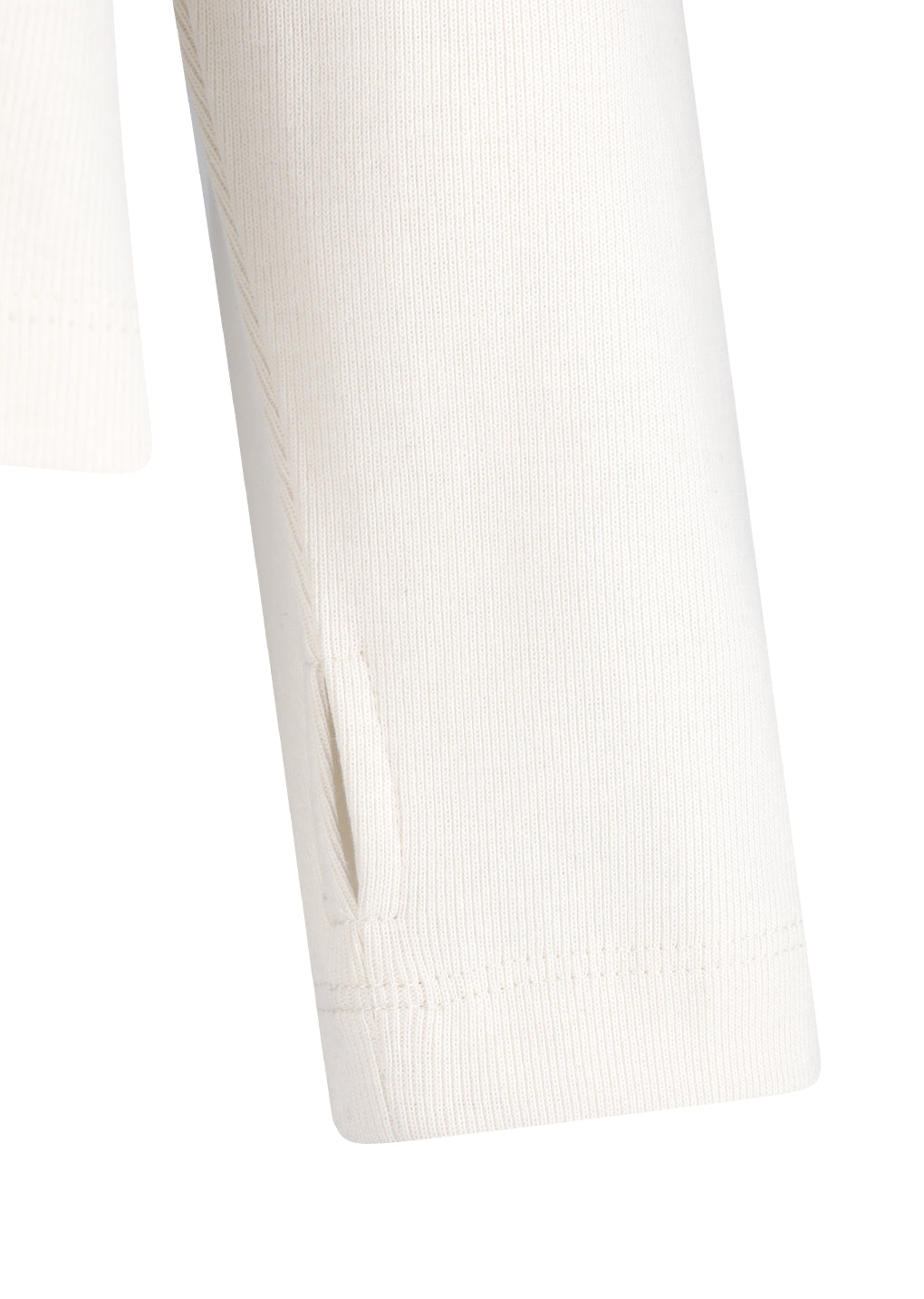 slim fit turtle neck t-shirts, ivory