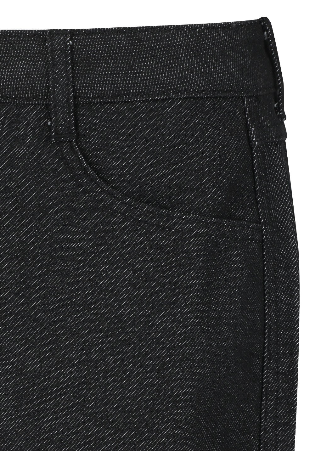 mens color indigo denim, black
