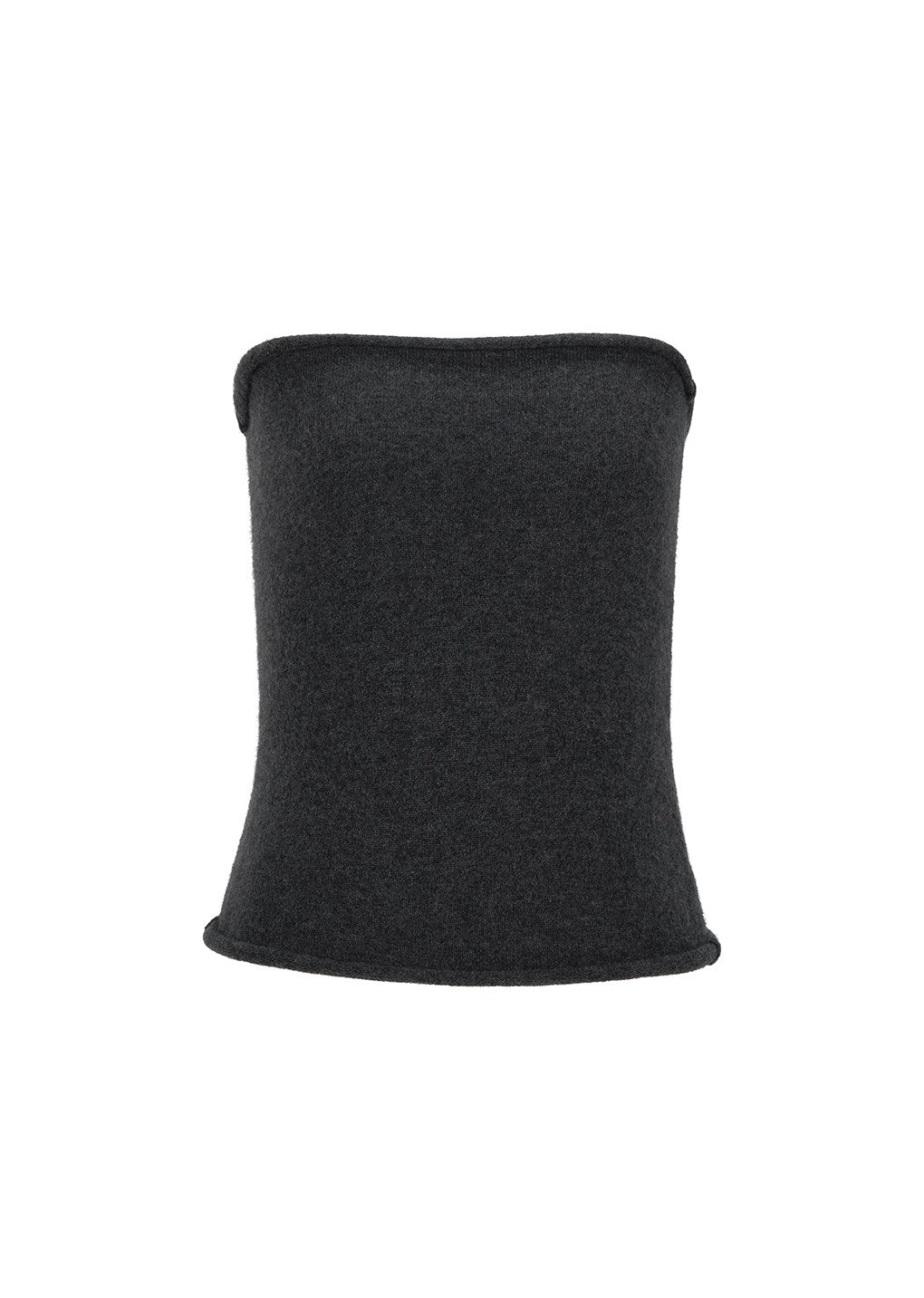 cashmere bandeau snood, melange grey