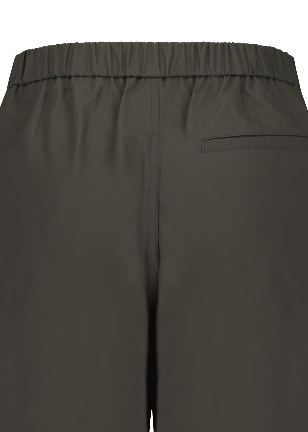 two tuck wide shorts, brown