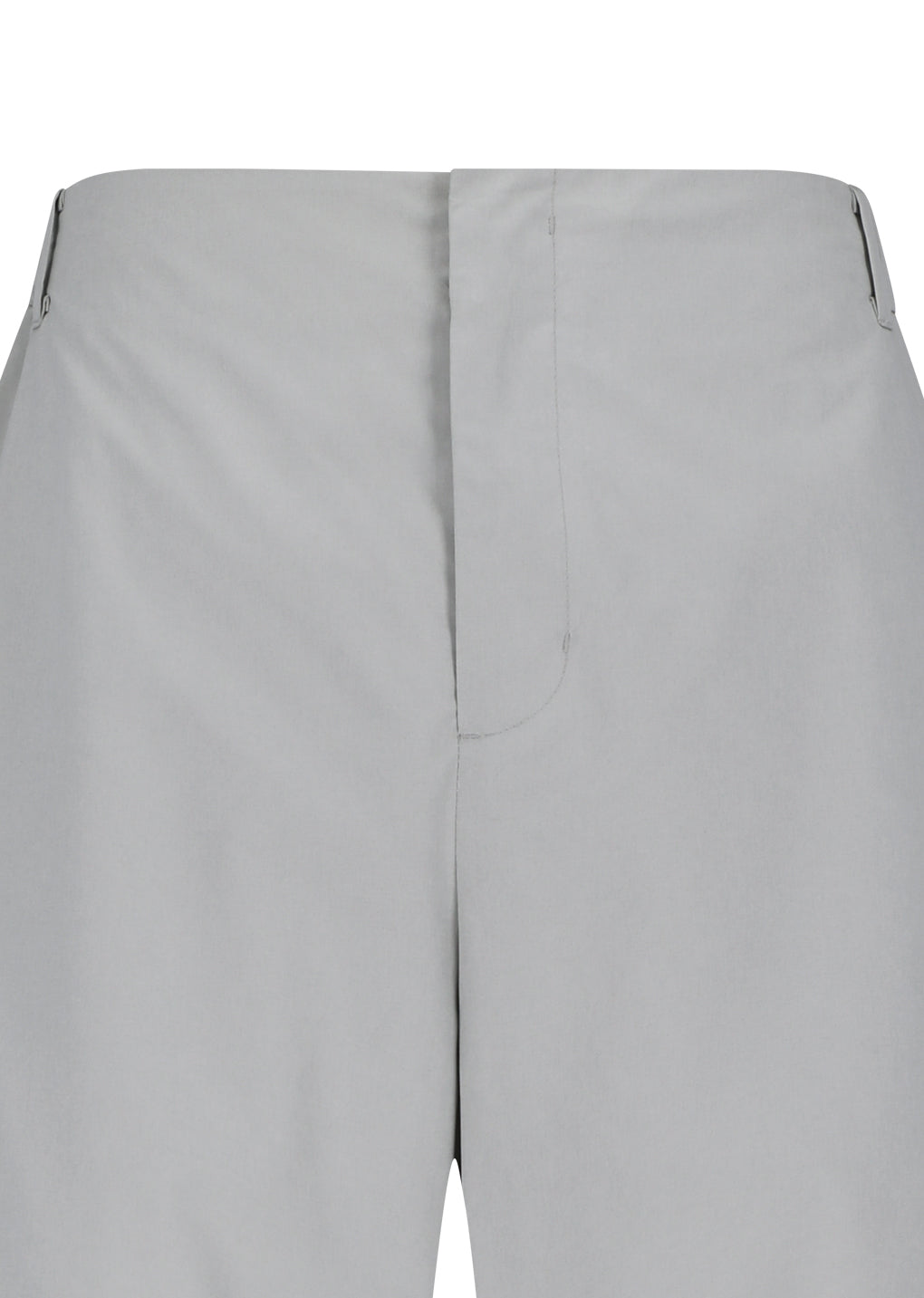 curved zip banding pants, grey