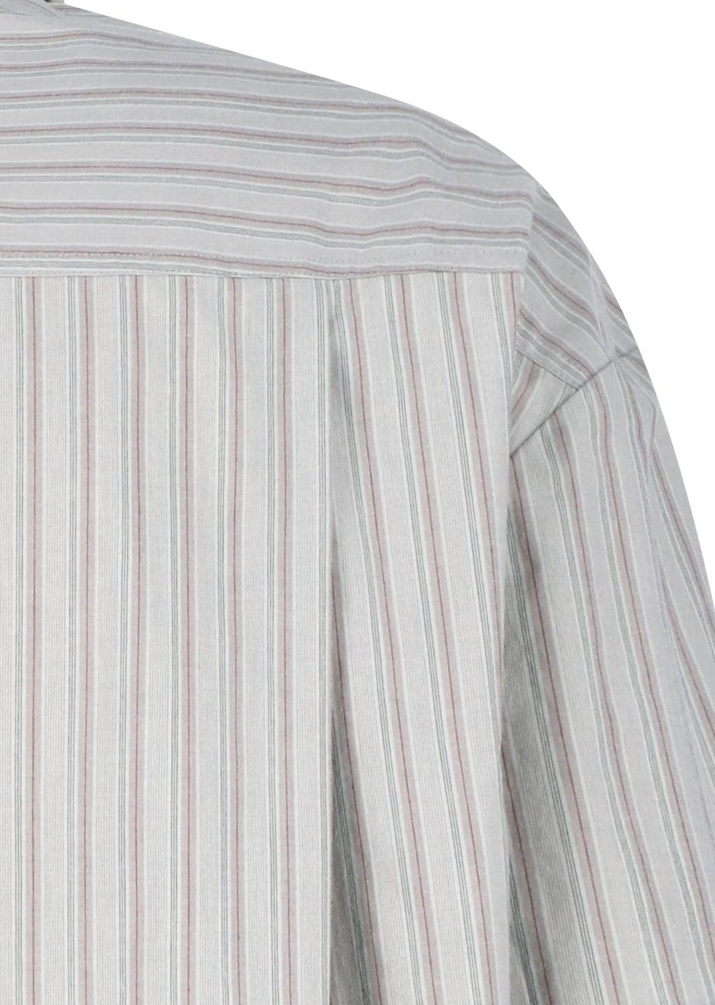 stripe square pocket oversized shirts, grey