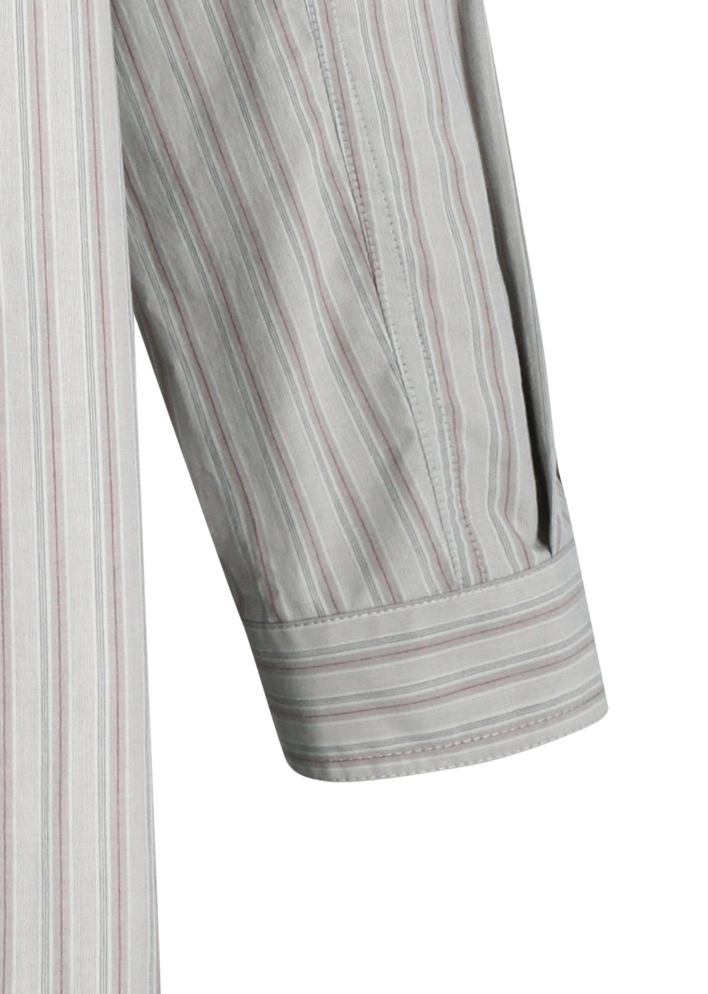 stripe shirring oversized shirts, grey