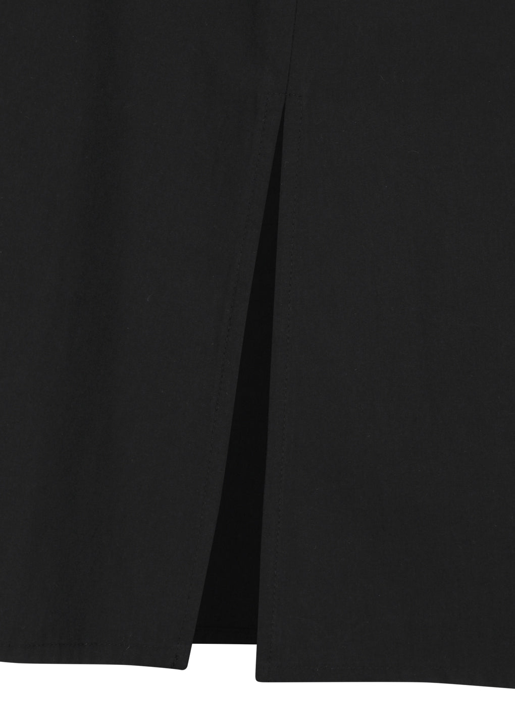 neck shirring oversized shirts, black
