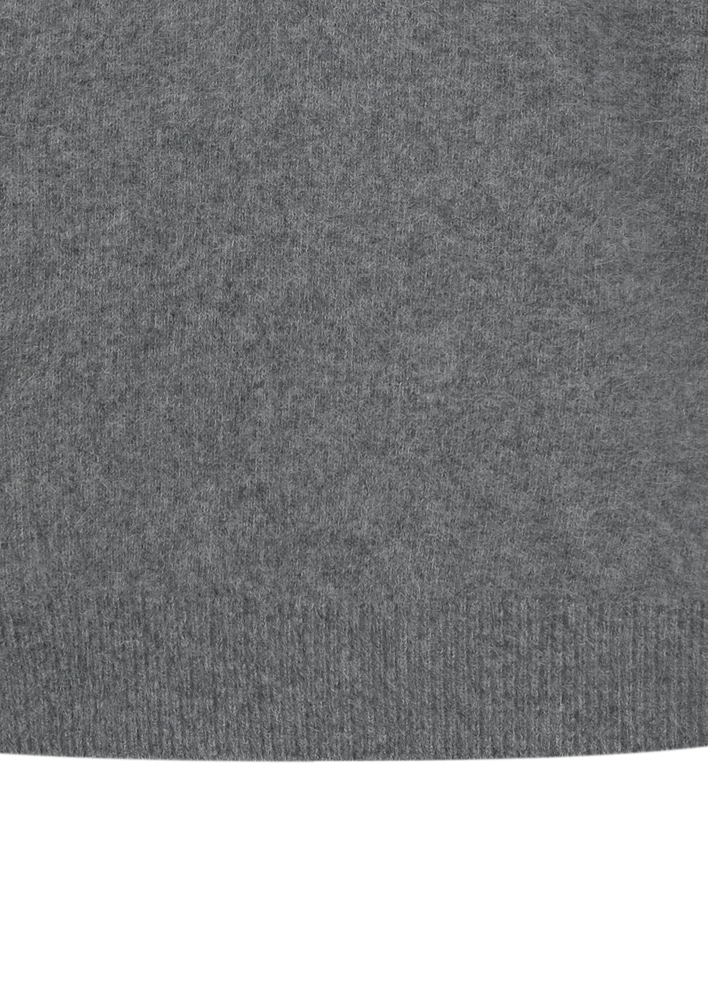 racoon hoodie knit, charcoal