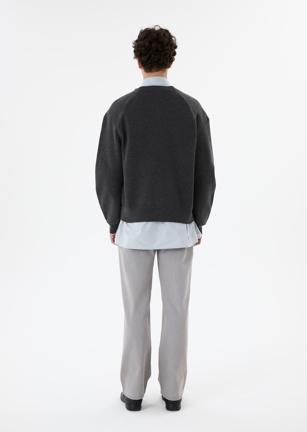 mens color indigo denim, grey