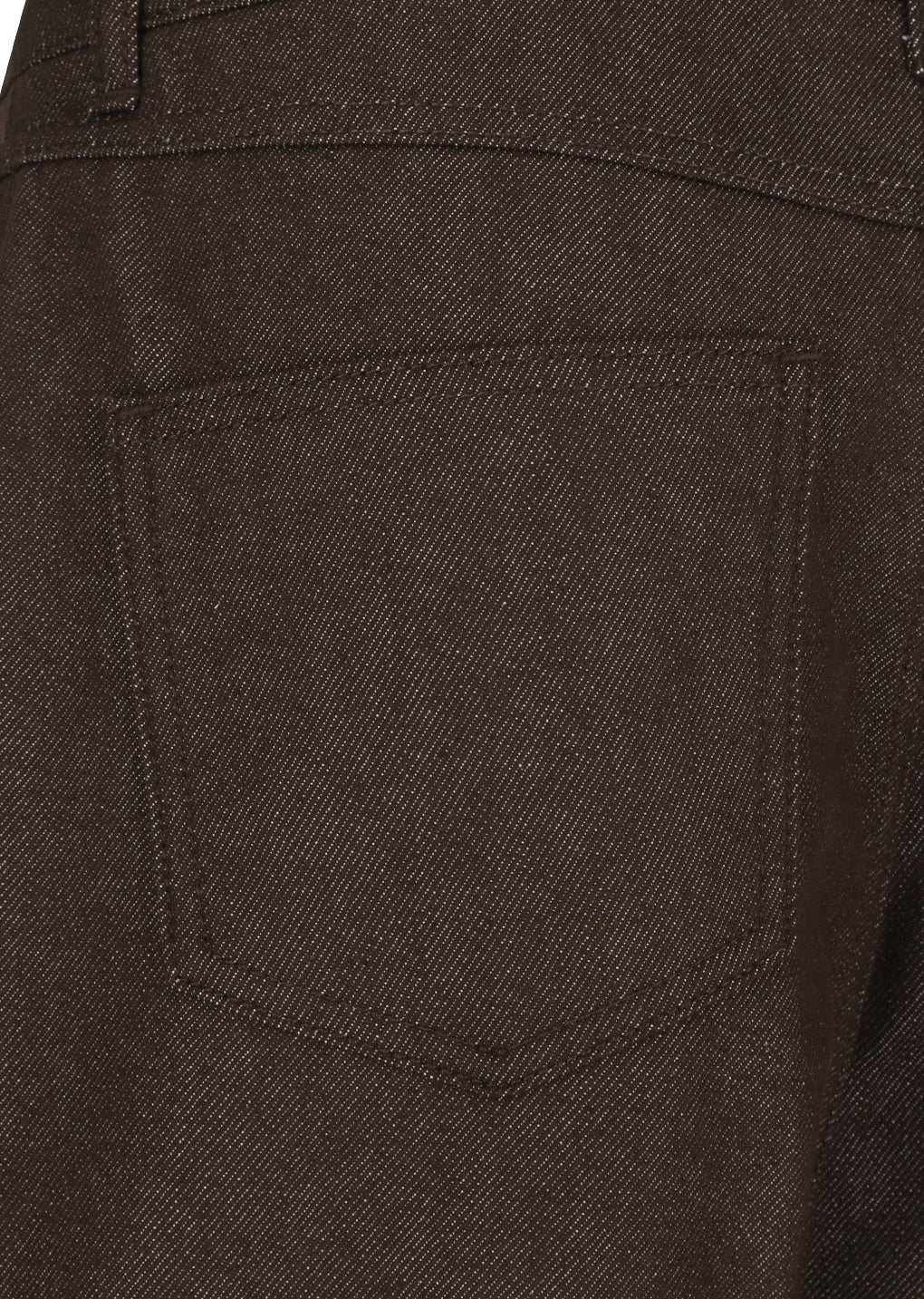 mens color indigo denim, brown