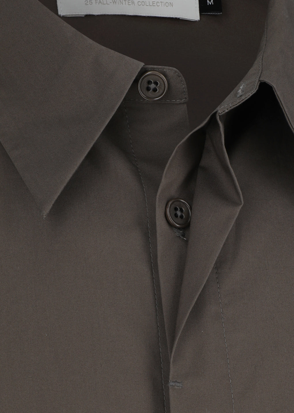 square pocket oversized shirts, brown