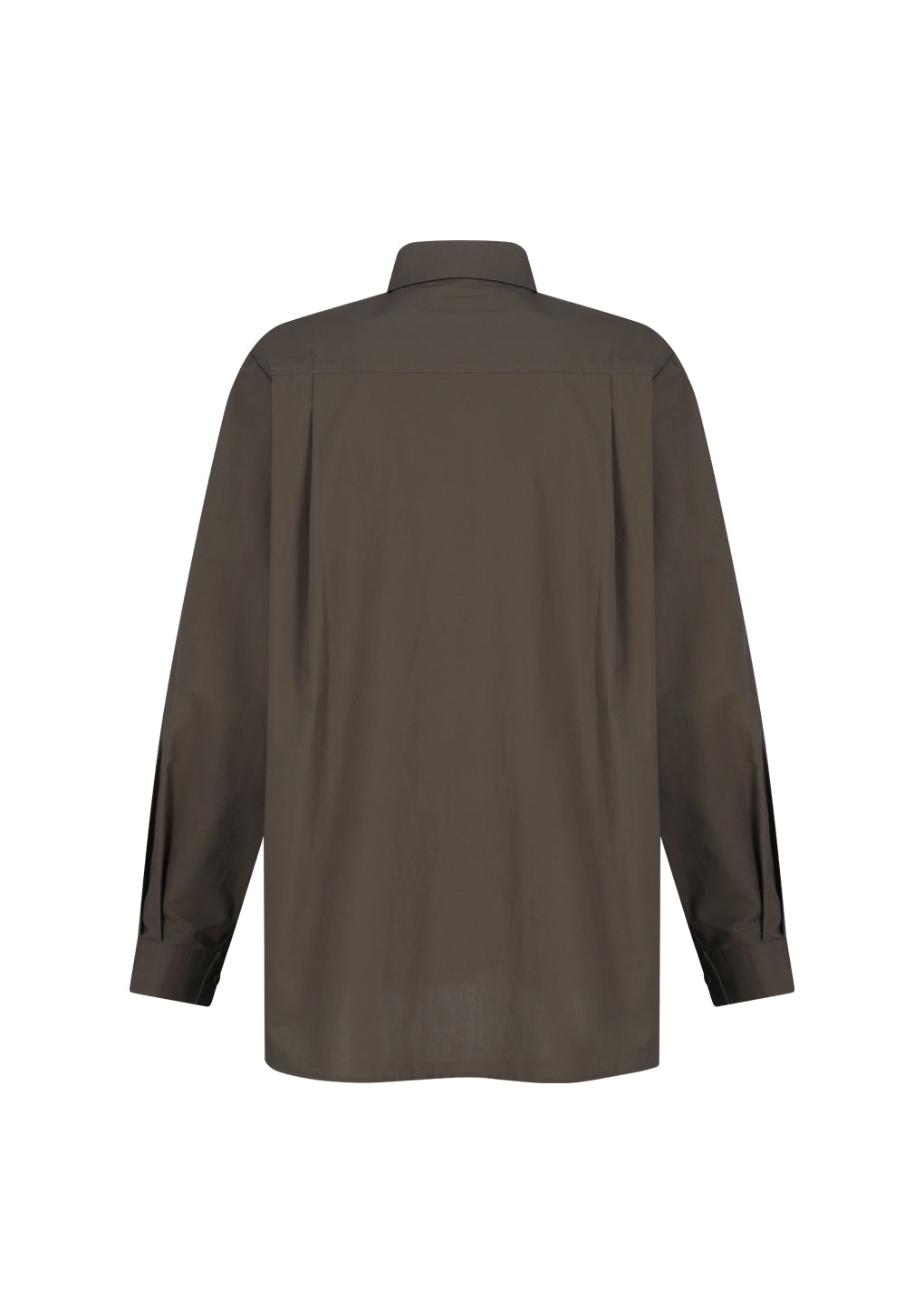 square pocket oversized shirts, brown